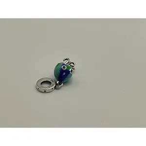 Pandora Murano Glass Cute Octopus Dangle Charm Blue Green ALE 925 thumbnail 5