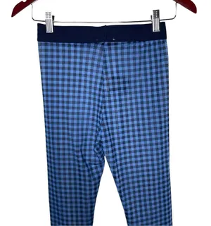 NWT Baum Und Pferdgarten Mesh Jazzlyn Leggings - Blue Gingham SUSTAINABLE sz XS thumbnail 4