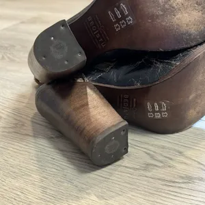 Bed Stu Occam Caged Block Heel Sandals Size 9 Dark Brown 100% Leather‎ thumbnail 9