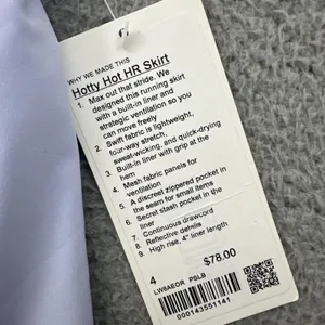 NWT Lululemon Hotty Hot Skirt Skort High Rise Pastel Blue Athletic Women's 4 thumbnail 6