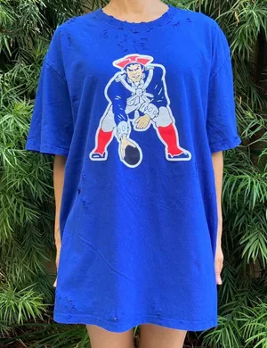 New England Patriots NFL Destroyed Tee thumbnail 1