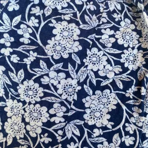 Vintage 1970's blue and white floral maxi dress thumbnail 3