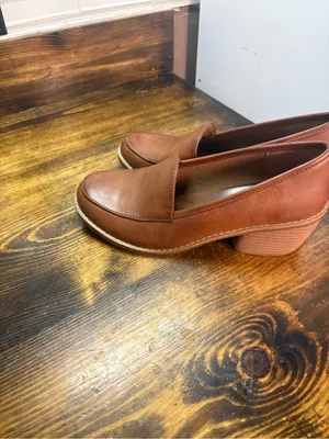 Eurosoft brown heeled loafers size 8 thumbnail 2