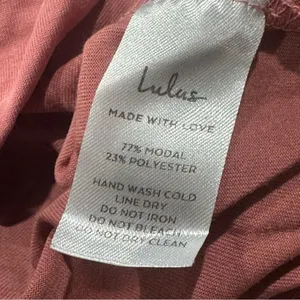 Lulus All-Access Pass Dusty Rose Crop Top Women’s Small thumbnail 4