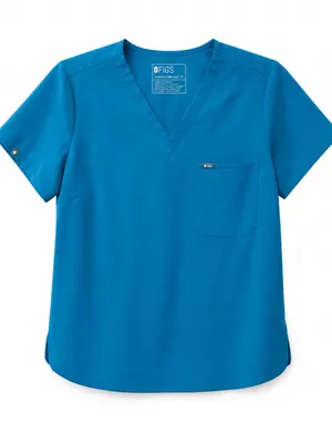 FIGS Catarina scrub top size 3X light blue shirt thumbnail 1