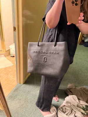 Marc Jacobs Black Leather Tote thumbnail 4