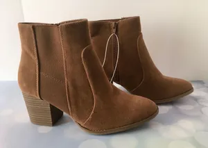 Women’s Ankle Boots, Size 10 Brown thumbnail 2