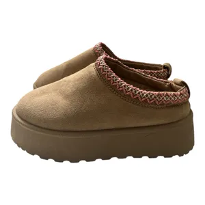 Tan Mules with Pink Trim thumbnail 4