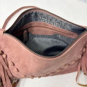 Danielle Nicole Western Pink Crossbody Bag‎ with Fringe thumbnail 5
