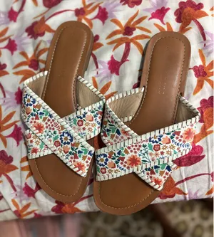 Jack Rogers Floral Cross-Strap Slide Sandals✨ thumbnail 1