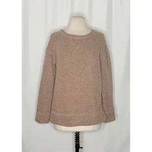 Anthropologie CP SHADES Pam Cotton Wool Sweatshirt Sweater Brown XS Made USA thumbnail 2