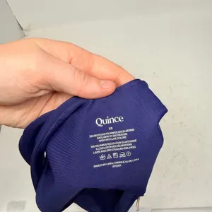 Quince Italian High Leg Bikini Bottom Deep Navy‎ NEW Womens XS thumbnail 6