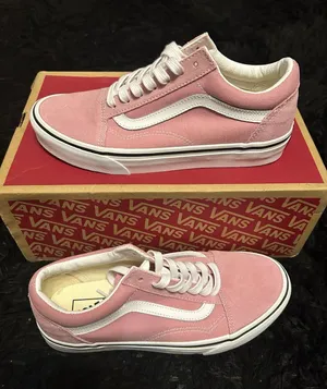 Vans old skool Pink Suede lace up low top shoes sneakers women’s 7 new thumbnail 1