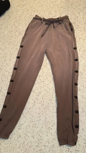 Boys Lie ARIEL X Wish AwayMocha Snap Joggers in Brown Tie Dye thumbnail 1
