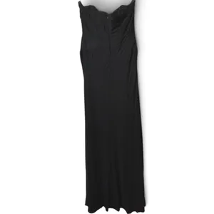 Rimini Womens Black Ruched Sweetheart Spaghetti Strap Maxi Formal Gown Dress 10 thumbnail 2