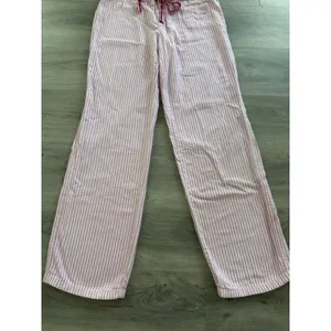 VTG Y2K Victorias Secret Pink Pajama Pants Dog Logo Striped Backside Logo XS thumbnail 3