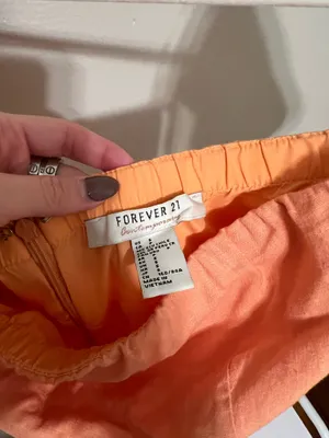 Forever 21 Orange Dress Mini thumbnail 3