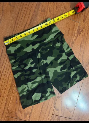 Green camo Active hustle shorts with side pockets for storage - Size Medium. ***Refer to measurement as size tag removed. Gently warn and Excellent condition. Measurements approximately 12” waste not fully stretched out x 14” long. Non-smoking home. Sold as is. Priced to sell at as is condition. If you don’t like my price make reasonable offers. thumbnail 3