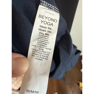 Beyond Yoga Beyond The Bump Spacedye Navy Leggings Pockets Sz M NWT thumbnail 14