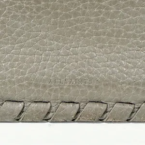 All‎ Saints Grey Pebbled Leather Card Holder Accessory Wallet thumbnail 2