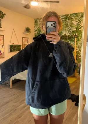 Christian graphic oversized sweatshirt Black Size XL thumbnail 1