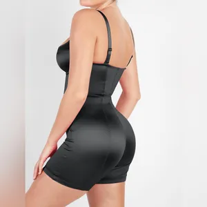 Pophush‎ Black Satin bodysuit thumbnail 3