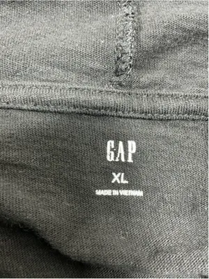 Womans Excellent Gap Lightweight Hoodie XL Black Pullover thumbnail 7