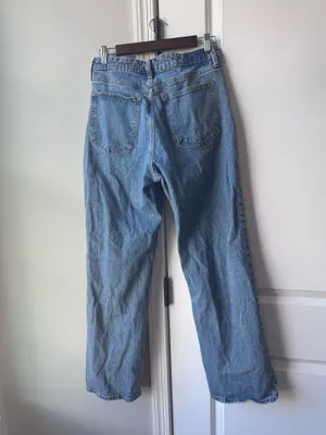 Abercrombie & Fitch High Rise 90s Relaxed Jeans, Curve Love Size 28 thumbnail 2