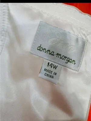 Donna Morgan Ivory Strapless Sweetheart Tulle Midi Dress thumbnail 6