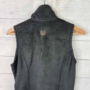 Kerrits Womens size Small Black Fleece Zip Up Vest Barn Chore thumbnail 5