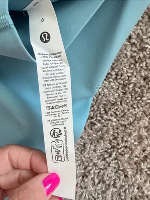 Lululemon Glow Up Super-High-Rise Tight 28" Washed Blue size 6 NWT thumbnail 7
