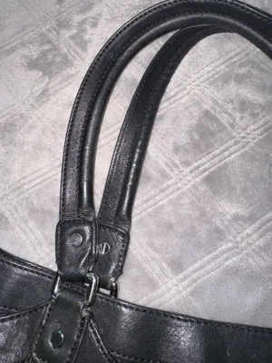 Marc by Marc Jacobs Black / silver Leather Large Shoulder Bag 100% lamb skin thumbnail 7