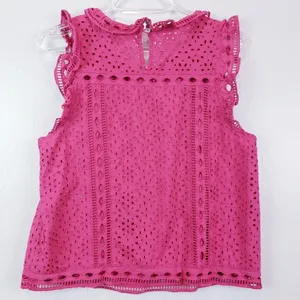 Mauve By Anthropologie Eyelet Blouse thumbnail 5