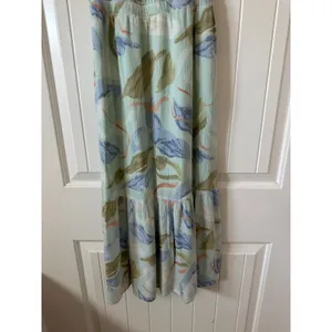 Abercrombie & Fitch Floral Midi‎ Dress Button Front Casual Summer XXS Petite thumbnail 3
