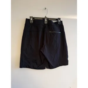 Athleta Black‎ Athletic Shorts Womens Size S Zip Pockets Performance thumbnail 2