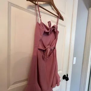 Lucy in the Sky Aubrey Ruffle Dress in Pink| Size: Small thumbnail 3