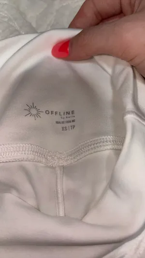 Aerie White Shorts OFFLINE by thumbnail 4