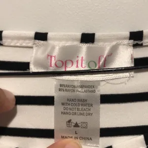 Top it Off Black and White Striped T-Shirt Dress thumbnail 2