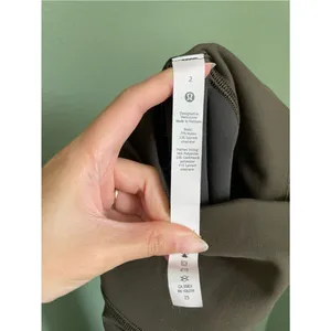 Lululemon Wunder Train Cropped Legging Size 2 Olive Green thumbnail 6
