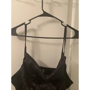 Wild Fable Womens Black Leopard Satin Sleeveless with Ruched Bodycon Dress Sz XL thumbnail 2