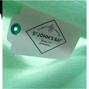 St John's Bay Pullover Womens Mint Green Crew‎ Neck Embroidered Chill Casual thumbnail 5