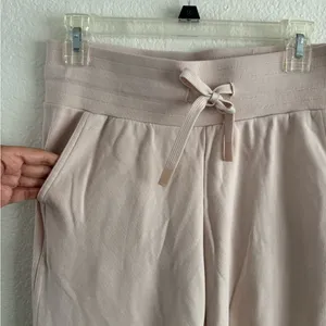 JoyLab Sweatpants Size S Blush Pink Wide Leg Ribbed Trim Drawstring‎ Pockets thumbnail 5