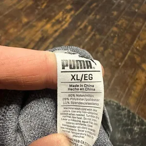 Puma heathered gray strappy XL Athleisure sports bra thumbnail 3