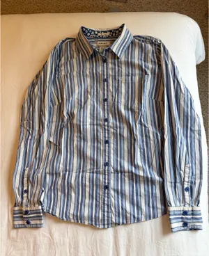 Ariat Women’s Kirby Stretch Striped Western Button Up Shirt thumbnail 1