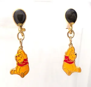 Disney Clip On Earrings Disney Winnie the Pooh with Balloon Dangle thumbnail 1