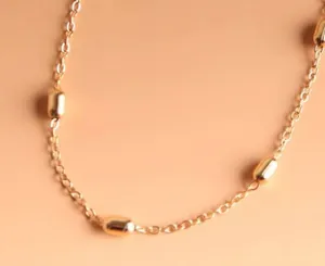 NEW! Beautiful Classic Gold Tone Chain Bracelet thumbnail 4