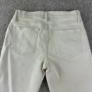 Frame Le High‎ Straight Jeans Women 27 White High Rise Denim Designer Denim thumbnail 11