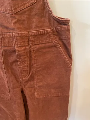 Women’s Corduroy Overalls Jumpsuit in brown by aerie xs thumbnail 3