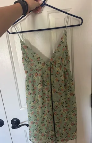 Green Floral Tillys Sundress thumbnail 1
