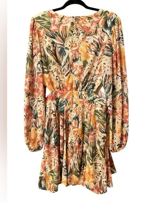Flying Tomato floral print mini dress thumbnail 3